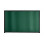 Good Neighbour CGI 1800mm High Fence Panel Sheet: Caulfield Green, Post/Track: Ebony
