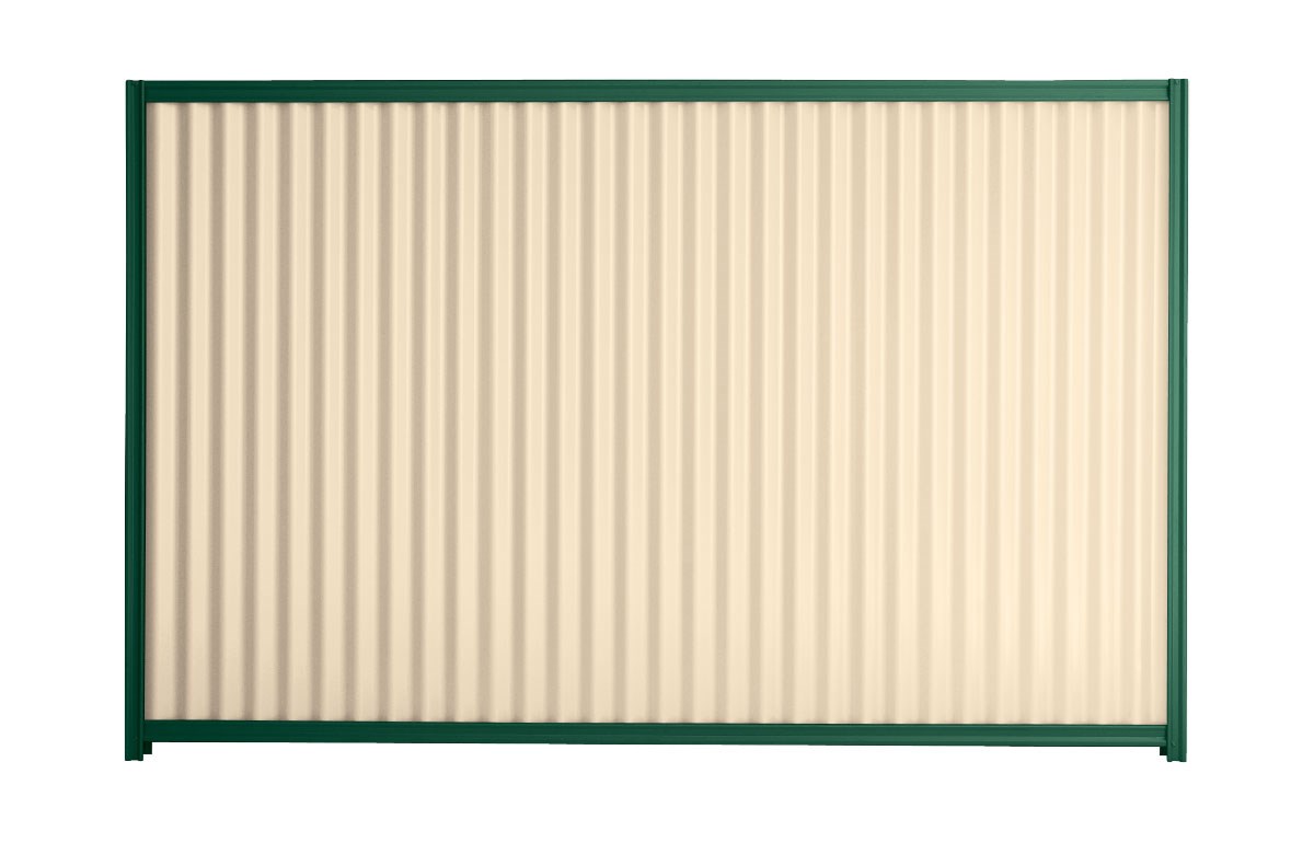 Good Neighbour CGI 1800mm High Fence Panel Sheet: Primrose, Post/Track: Caulfield Green