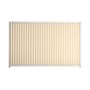 Good Neighbour CGI 1800mm High Fence Panel Sheet: Primrose, Post/Track: Off White