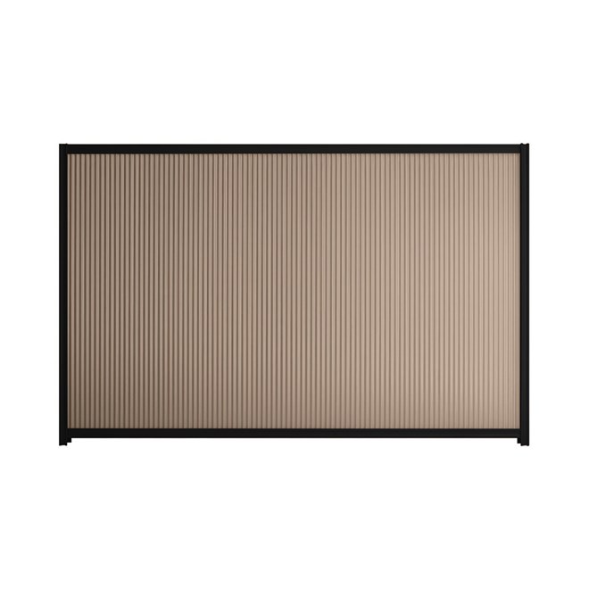 Good Neighbour® CGI Mini 1500mm High Fence Panel Sheet: Beige, Post/Track: Ebony