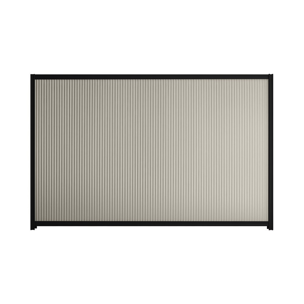 Good Neighbour® CGI Mini 1500mm High Fence Panel  Sheet: Birch, Post/Track: Ebony