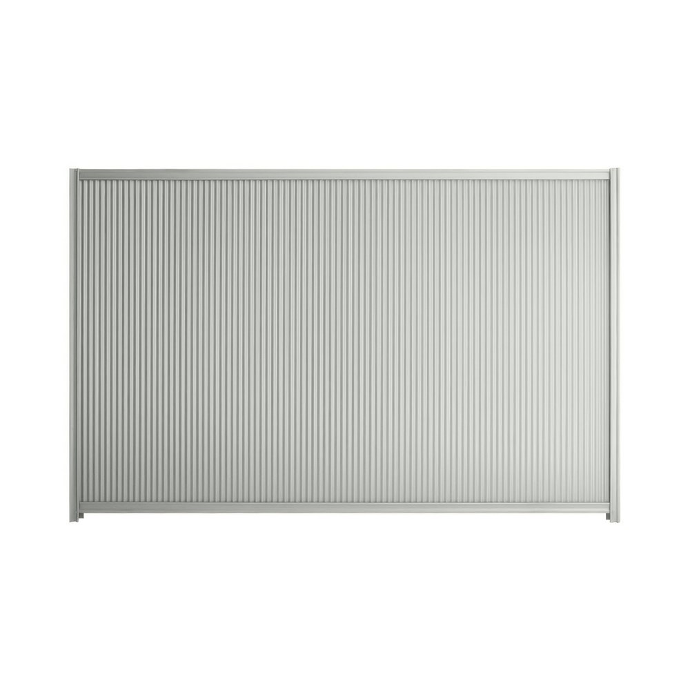 Good Neighbour® CGI Mini 1500mm High Fence Panel Sheet: Gull Grey Post/Track: Gull Grey