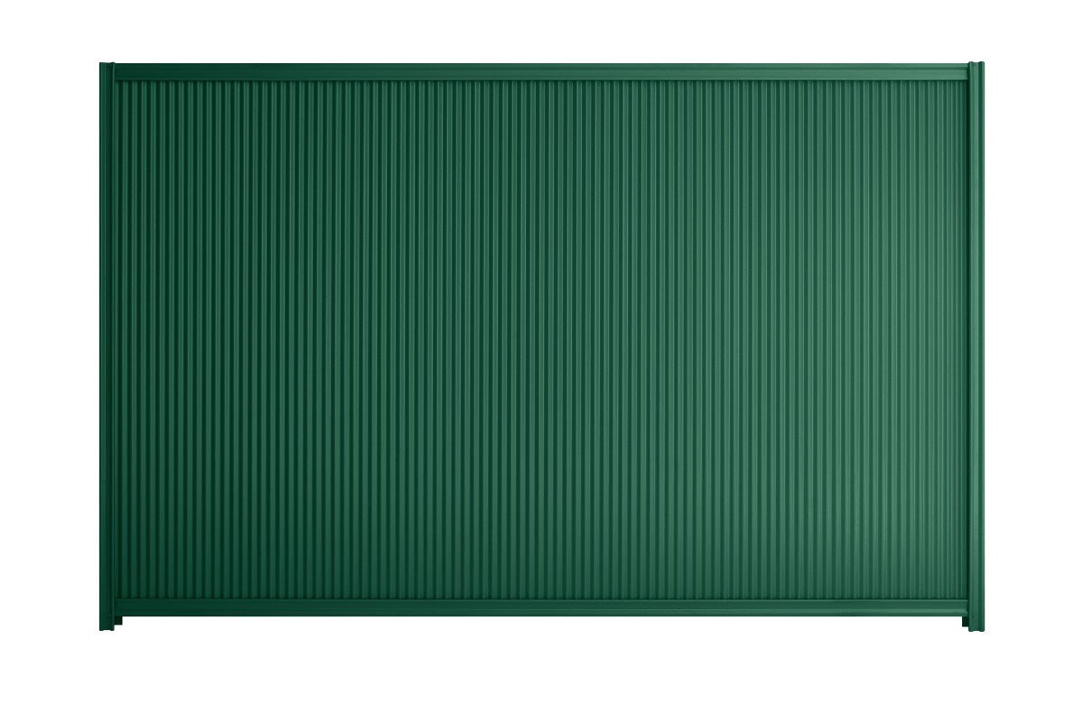 Good Neighbour CGI Mini 1800mm High Fence Panel Sheet: Caulfield Green, Post/Track: Caulfield Green
