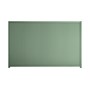 Good Neighbour CGI Mini 1800mm High Fence Panel Sheet: Merino, Post/Track: Mist Green