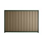 Good Neighbour® Superdek® 1200mm High Fence Panel Sheet: Beige Post/Track: Caulfield Green