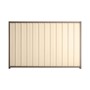 Good Neighbour Superdek 1200mm High Fence Panel Sheet: Primrose, Post/Track: Beige