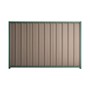 Good Neighbour Superdek 1500mm High Fence Panel Sheet: Biege, Post/Track: Rivergum
