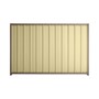 Good Neighbour® Superdek® 1500mm High Fence Panel Sheet: Primrose Post/Track: Iron Bark