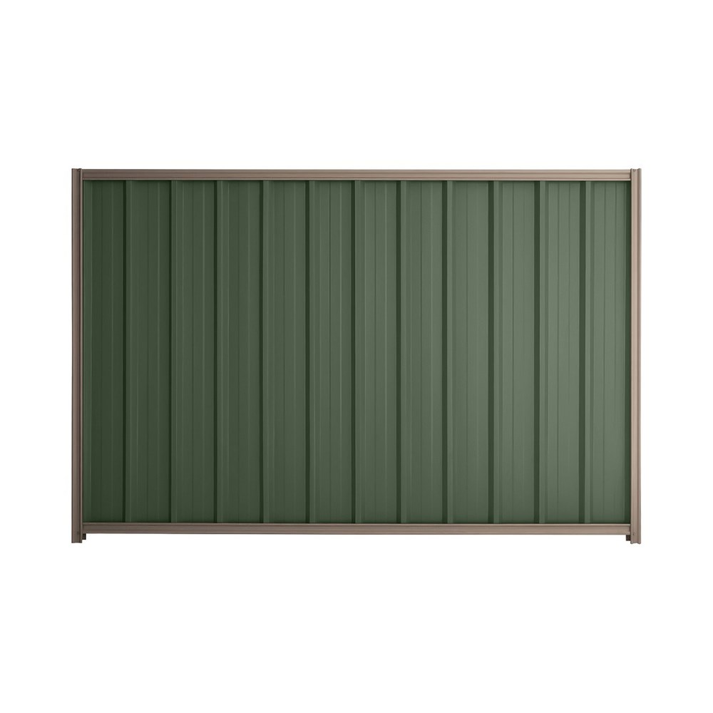 Good Neighbour® Superdek® 1500mm High Fence Panel Sheet: Rivergum Post/Track: Iron Bark