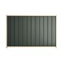 Good Neighbour Superdek 1500mm High Fence Panel Sheet: Slate Grey, Post/Track: Primrose