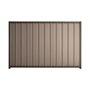 Good Neighbour Superdek 1800mm High Fence Panel Sheet: Beige, Post/Track: Ironbark