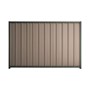 Good Neighbour Superdek 1800mm High Fence Panel Sheet: Beige, Post/Track: Slate Grey