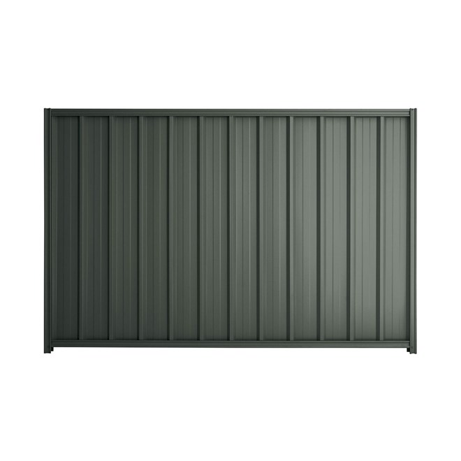 Good Neighbour Superdek 1800mm High Fence Panel Sheet: Slate Grey, Post/Track: Slate Grey