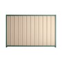 Good Neighbour Superdek 2100mm High Fence Panel Sheet: Merino, Post/Track: Rivergum