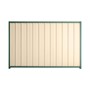 Good Neighbour Superdek 2100mm High Fence Panel Sheet: Primrose, Post/Track: Rivergum