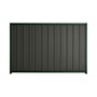 Good Neighbour® Superdek® 900mm High Fence Panel Sheet: Slate Grey Post/Track: Caulfield Green