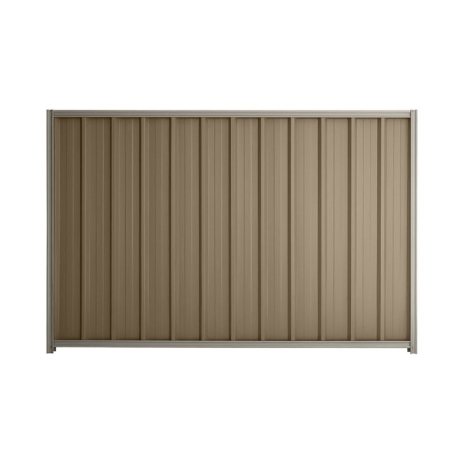 Good Neighbour® Superdek® 1200mm High Fence Panel Sheet: Beige Post/Track: Birch