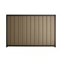 Good Neighbour® Superdek® 1200mm High Fence Panel Sheet: Beige Post/Track: Gun Metal Grey