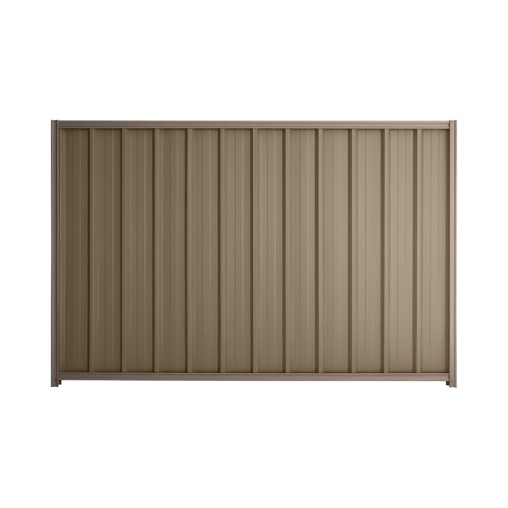 Good Neighbour® Superdek® 1200mm High Fence Panel Sheet: Beige Post/Track: Marsh