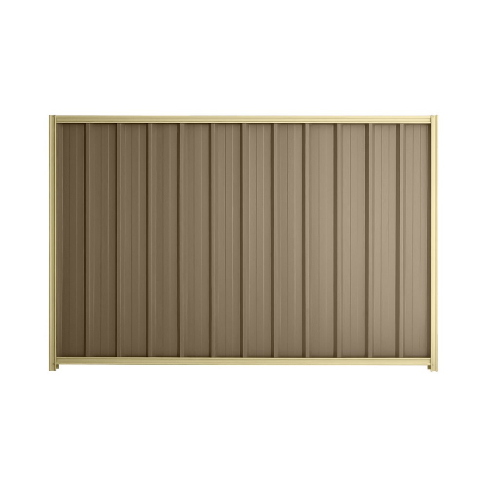 Good Neighbour® Superdek® 1200mm High Fence Panel Sheet: Beige Post/Track: Primrose