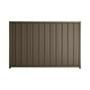 Good Neighbour® Superdek® 1200mm High Fence Panel Sheet: Banyan Brown Post/Track: Mist Green