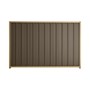 Good Neighbour® Superdek® 1200mm High Fence Panel Sheet: Banyan Brown Post/Track: Wheat