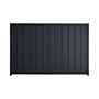 Good Neighbour® Superdek® 1200mm High Fence Panel Sheet: Dark Stone Post/Track: Gun Metal Grey
