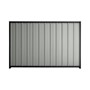 Good Neighbour® Superdek® 1200mm High Fence Panel Sheet: Gull Grey Post/Track: Gun Metal Grey