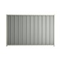Good Neighbour® Superdek® 1200mm High Fence Panel Sheet: Gull Grey Post/Track: Off White