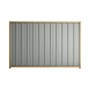 Good Neighbour® Superdek® 1200mm High Fence Panel Sheet: Gull Grey Post/Track: Wheat