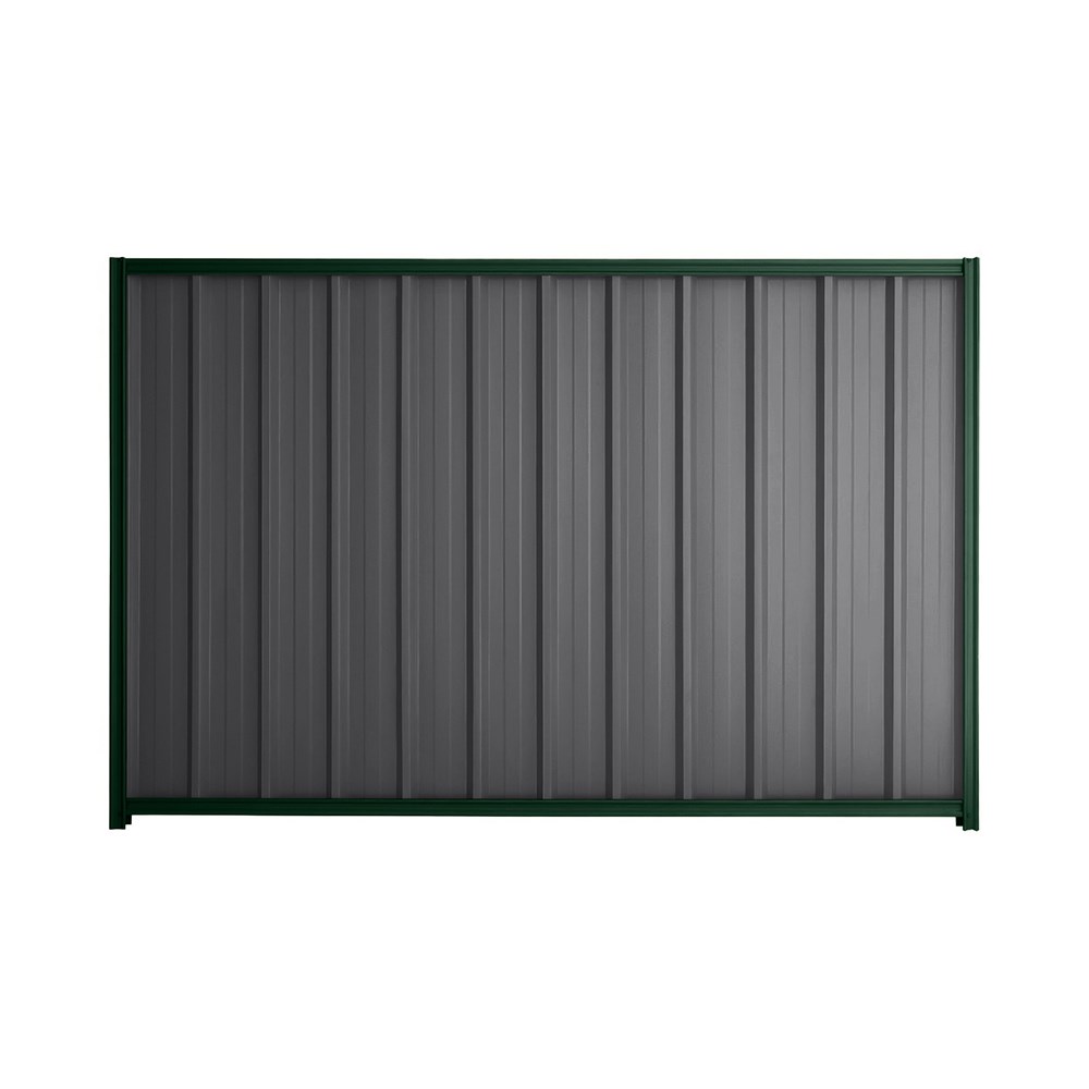Good Neighbour® Superdek® 1200mm High Fence Panel Sheet: Granite Post/Track: Caulfield Green