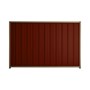 Good Neighbour® Superdek® 1200mm High Fence Panel Sheet: Heritage Red Post/Track: Beige