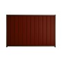 Good Neighbour® Superdek® 1200mm High Fence Panel Sheet: Heritage Red Post/Track: Banyan Brown