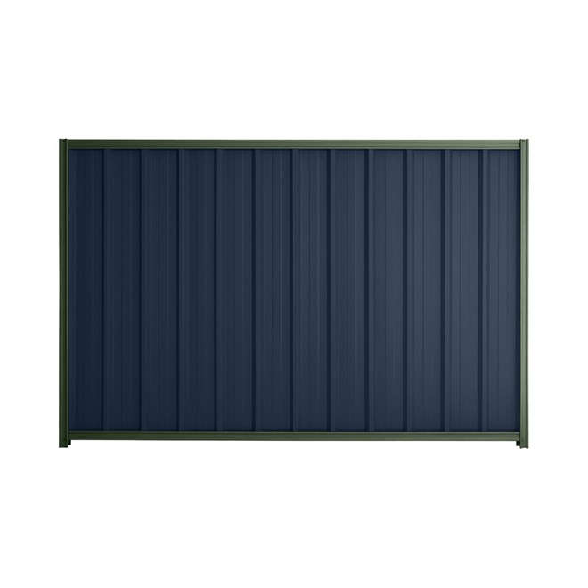 Good Neighbour® Superdek® 1200mm High Fence Panel Sheet: Mountain Blue Post/Track: Rivergum