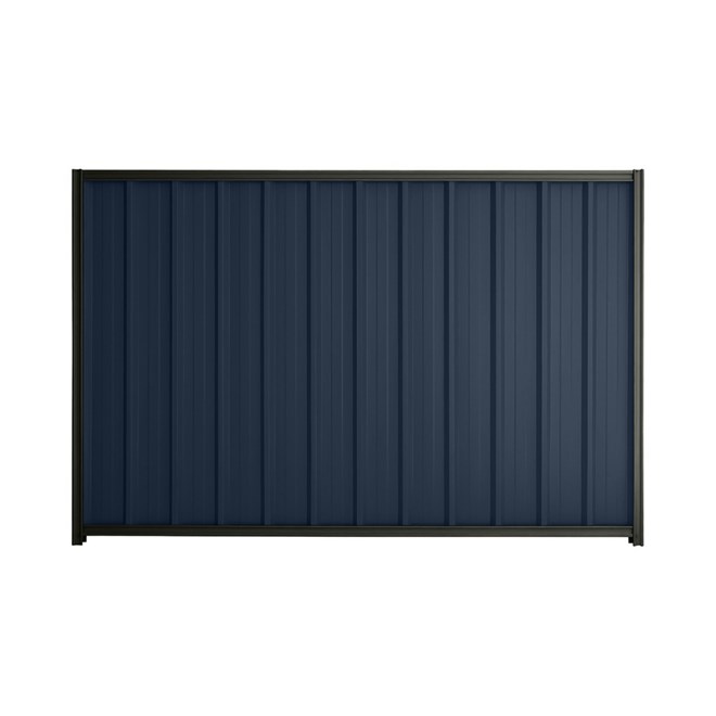 Good Neighbour® Superdek® 1200mm High Fence Panel Sheet: Mountain Blue Post/Track: Slate Grey