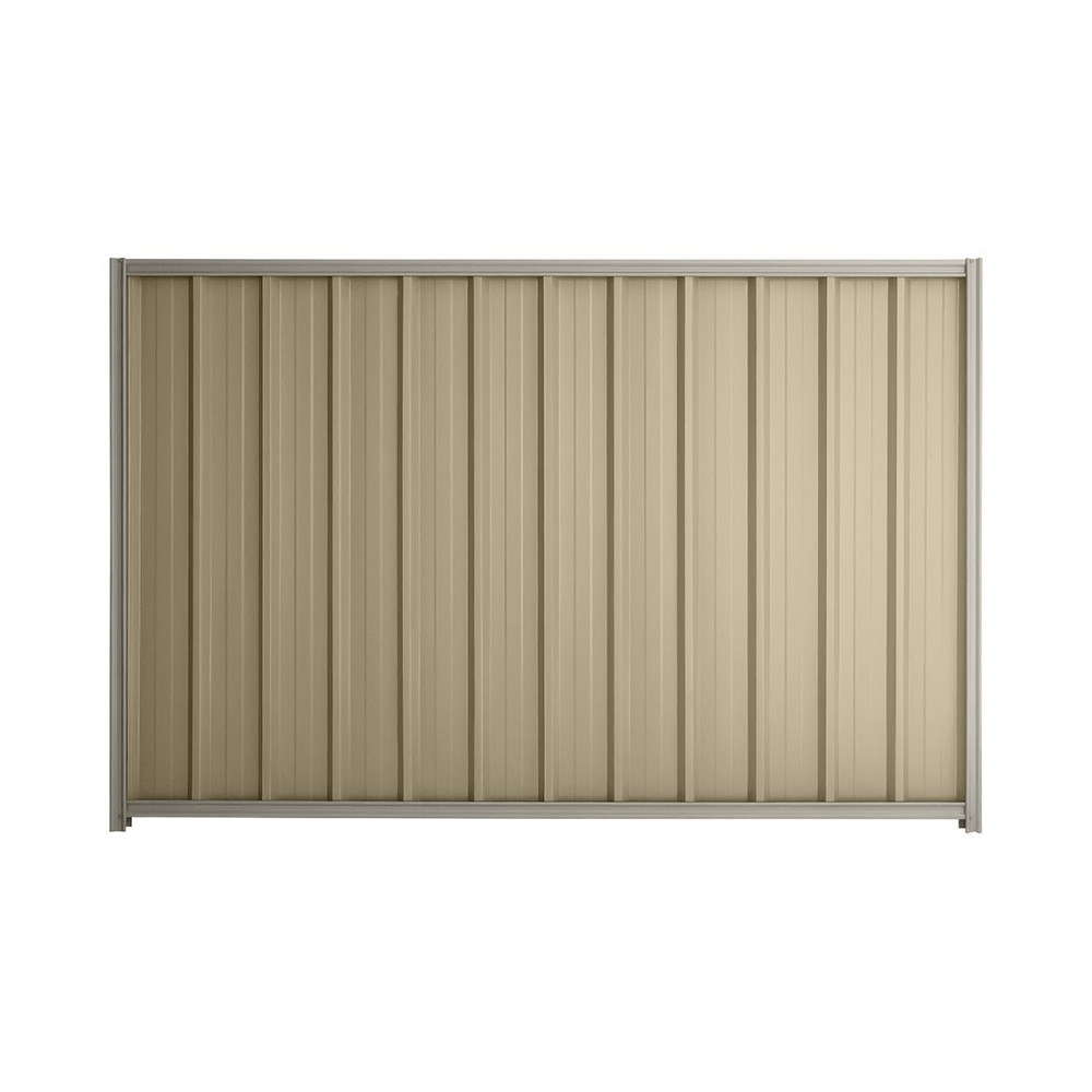 Good Neighbour® Superdek® 1200mm High Fence Panel Sheet: Merino Post/Track: Birch