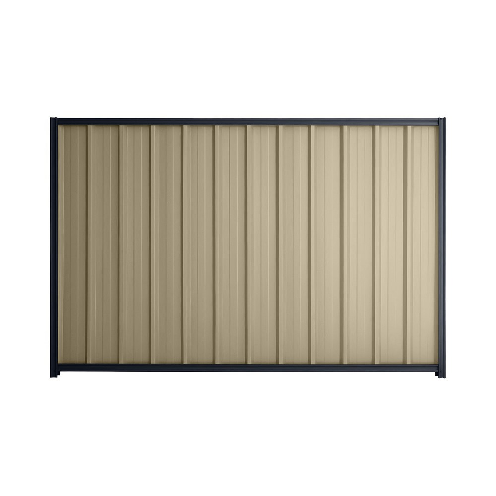 Good Neighbour® Superdek® 1200mm High Fence Panel Sheet: Merino Post/Track: Dark Stone