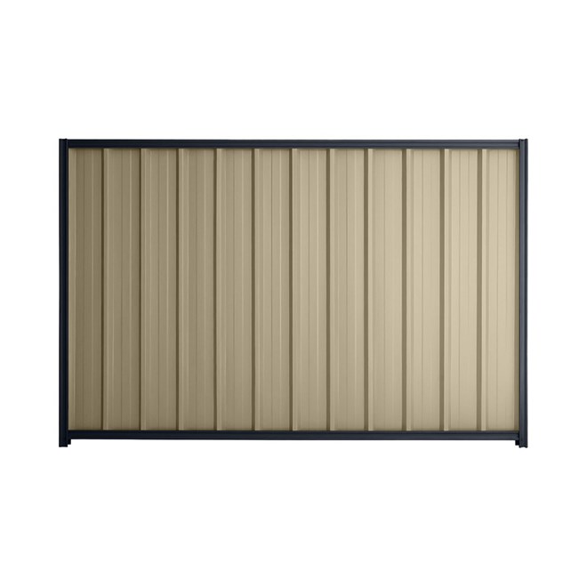 Good Neighbour® Superdek® 1200mm High Fence Panel Sheet: Merino Post/Track: Dark Stone