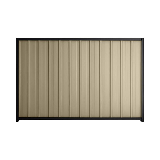 Good Neighbour® Superdek® 1200mm High Fence Panel Sheet: Merino Post/Track: Gun Metal Grey