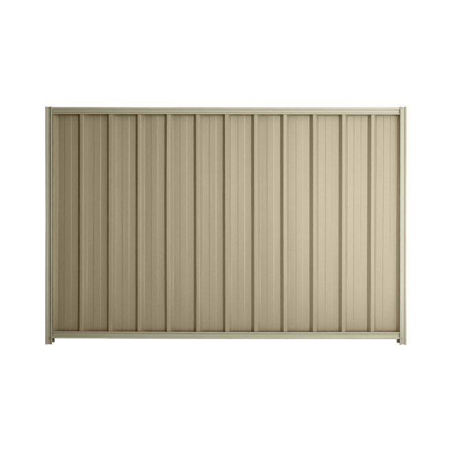Good Neighbour® Superdek® 1200mm High Fence Panel Sheet: Merino Post/Track: Moss Vale Sand
