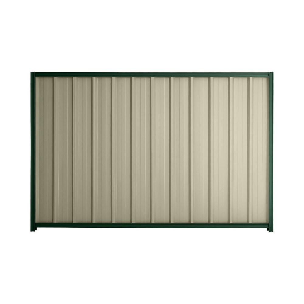 Good Neighbour® Superdek® 1200mm High Fence Panel Sheet: Moss Vale Sand Post/Track: Caulfield Green