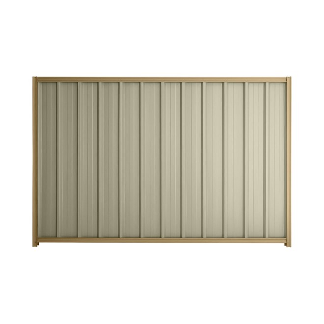 Good Neighbour® Superdek® 1200mm High Fence Panel Sheet: Moss Vale Sand Post/Track: Wheat