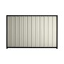 Good Neighbour® Superdek® 1200mm High Fence Panel Sheet: Off White Post/Track: Ebony