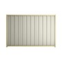 Good Neighbour® Superdek® 1200mm High Fence Panel Sheet: Off White Post/Track: Primrose
