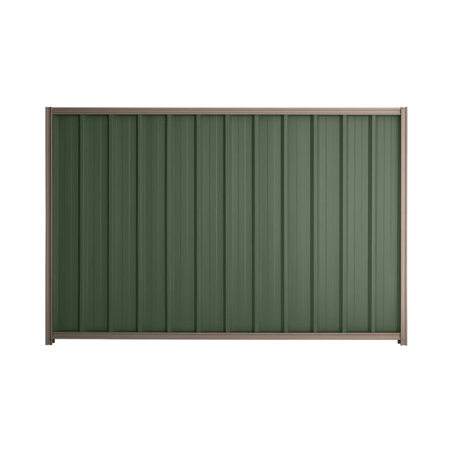 Good Neighbour® Superdek® 1200mm High Fence Panel Sheet: Rivergum Post/Track: Marsh