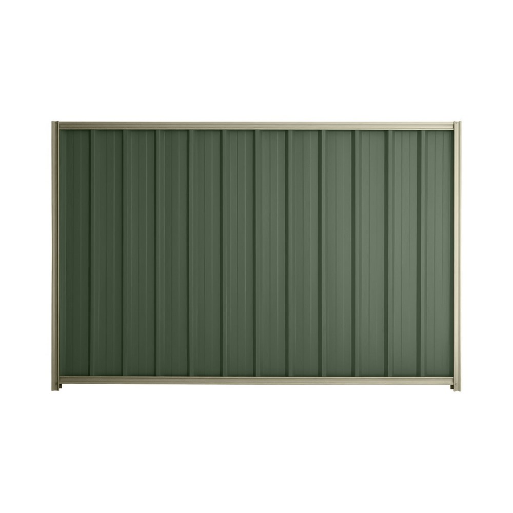 Good Neighbour® Superdek® 1200mm High Fence Panel Sheet: Rivergum Post/Track: Moss Vale Sand