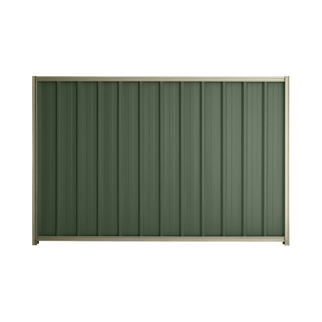 Good Neighbour® Superdek® 1200mm High Fence Panel Sheet: Rivergum Post/Track: Moss Vale Sand