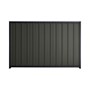 Good Neighbour® Superdek® 1200mm High Fence Panel Sheet: Slate Grey Post/Track: Dark Stone