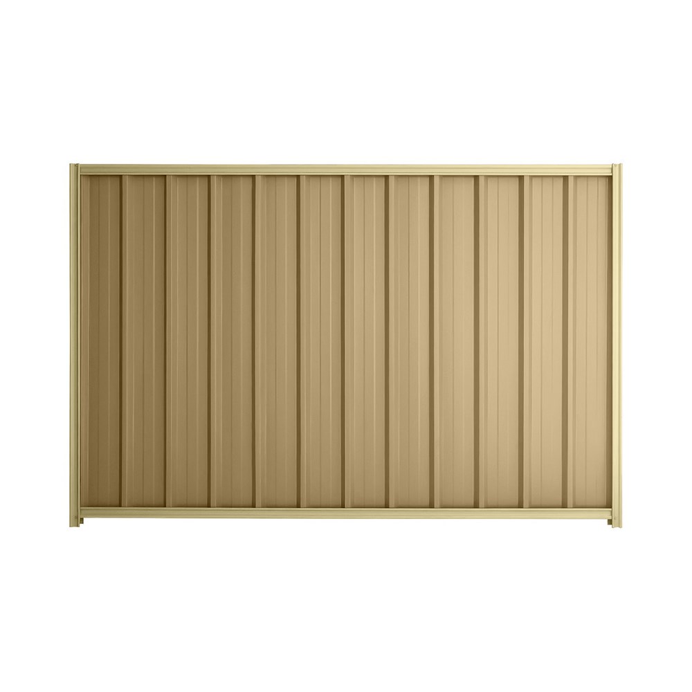 Good Neighbour® Superdek® 1200mm High Fence Panel Sheet: Wheat Post/Track: Primrose