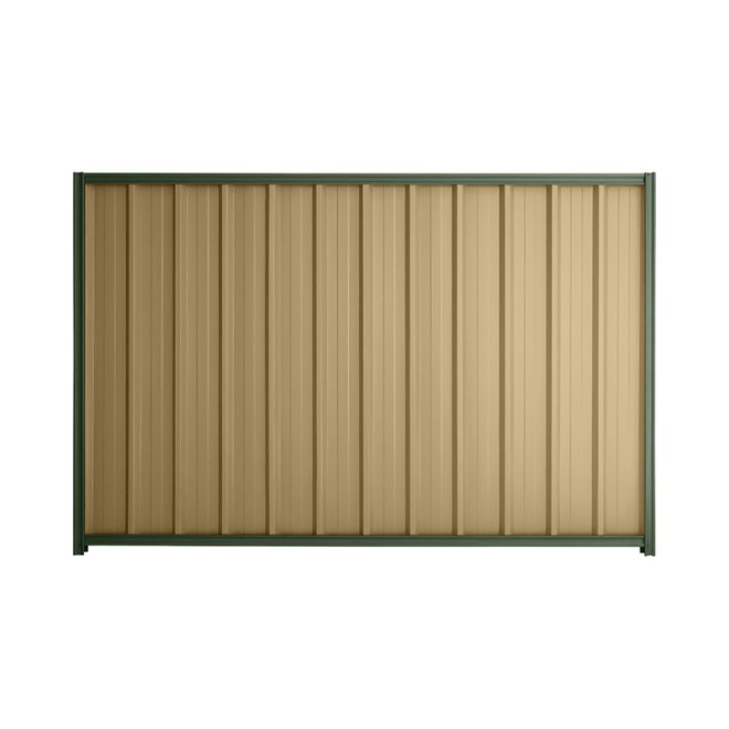 Good Neighbour® Superdek® 1200mm High Fence Panel Sheet: Wheat Post/Track: Rivergum
